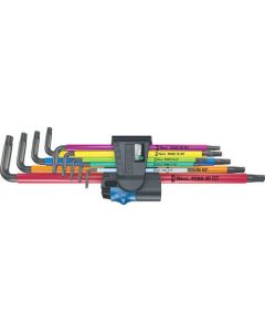967/9 XL Torx HF ชุดประแจหกเหลี่ยมหลากสี