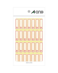 กรอบป้ายชื่อตนเองสีแดง