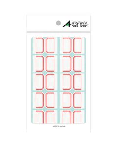 A-one ดัชนีตนเองขนาดใหญ่สีแดง 10 ด้าน