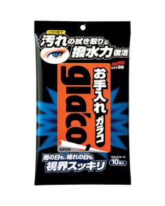 Glaco Glass Cleaning Wipes 60ถุงถุงละ 10แผ่น