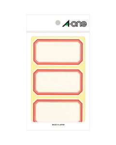 A-one (TM) กระดาษสี่เหลี่ยมจัตุรัสในตัวสีแดงขนาดใหญ่ (รวม 18 แผ่น)