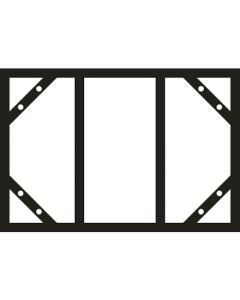 Angle Frame for Dangerous Substance Sign 1อัน