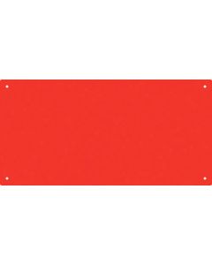 แผ่นเหล็กล้วน สีแดง Steel-17 (สีแดง) 300 x 600 x 0.5 mm แบบเสือภูเขาธรรมดา