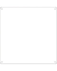 แผ่นเหล็กล้วน ขาว สตีล-34 (ขาว) 300 x 300 x 0.5 มม. แบบเสือภูเขา