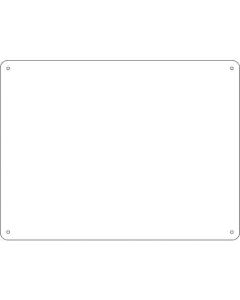 เหล็กแผ่นเรียบ ขาว Steel-35 (ขาว) 300 x 225 x 0.5 mm แบบเสือภูเขาธรรมดา