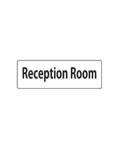 ป้ายหน้าห้อง "Reception Room" อะคริลิก 3mm 80 x 240