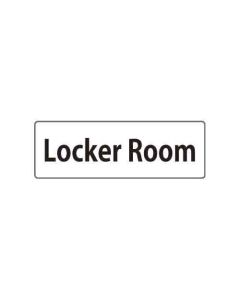 ป้ายหน้าห้อง "Locker Room" อะคริลิก 3mm 80 x 240