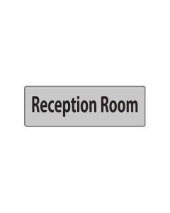 ป้ายหน้าห้อง "Reception Room" อะคริลิก 3mm 80 x 240 Gray