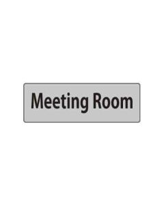 ป้ายหน้าห้อง "Meeting Room" อะคริลิก 3mm 80 x 240 Gray