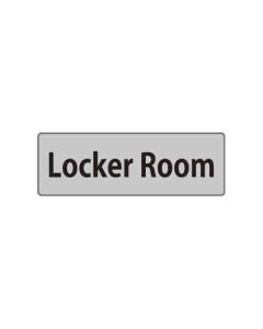 ป้ายหน้าห้อง "Locker Room" อะคริลิก 3mm 50 x 150 Gray