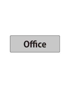 ป้ายหน้าห้อง "Office" อะคริลิก 3mm 80 x 240 Gray
