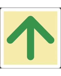 Glow-in-the-Dark Emergency Exit Guide Sticker for Floor 1แผ่น