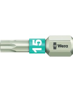 ดอกไขควงสแตนเลส Torx แบบ Torsion 3867/1 15×25