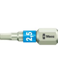 ดอกไขควงสแตนเลส หกเหลี่ยม แบบ Torsion 3840/1 2.5×25