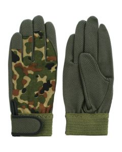 ถุงมือหนังสังเคราะห์ PU liner อัลฟ่าลายพราง M