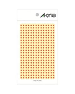 A-one ป้ายสีกลม 3 มม. Φ สีแดง