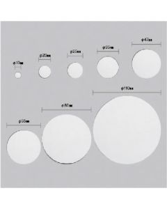 Glass fiber filters. PTFE binding. TF98 type กล่องละ 100แผ่น