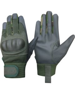 Polyurethane and Artificial Leather Gloves with Knuckle guard 10 อัน