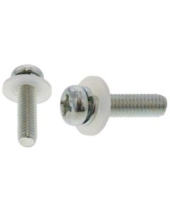 Trivalent zinc cr+3 color white (+) Pan Head P = 2N 4 X 16  กล่องละ 500 เส้น