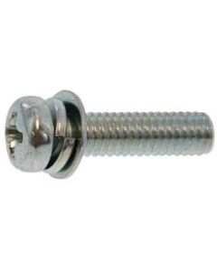 Trivalent zinc cr+3 color white Perausu (+) Pan Head P = 4 4 X 18  กล่องละ 800 เส้น