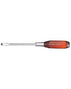 100 ไขควงปากแฉกด้ามไม้แกนทะลุ PH1 x 75mm