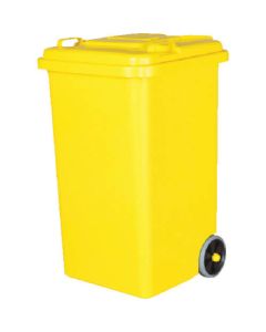 ถังขยะพลาสติก 65L สีเหลือง