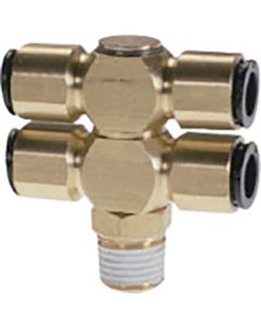 Fuji แบนโจคู่ (โลหะ) 10mm, R1/4
