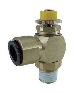 Speed controller α Fuji (โลหะ) มีมิเตอร์เอาต์พุต 10 มม. R1/4