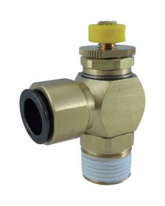 Speed controller α Fuji (โลหะ) มีมิเตอร์เอาต์พุต 10 มม. R3/8