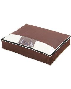 Charcoal Feather Comforter Storage Bag for double size