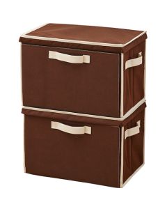 Cabinet boxes withs doors (2pcs/set) Beige  ชุดละ 2 อัน