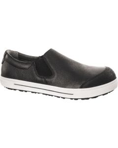 Slip-on Natural Leather Safety Shoes with Steel Toe Cap QS400 1คู่