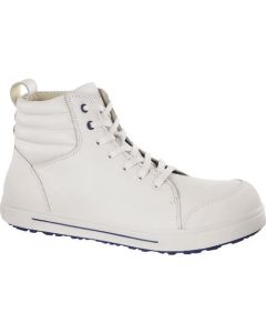 Natural Leather Safety Hi-cut Shoes with Steel Toe Cap QS700 1คู่