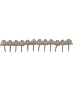 สกรูยึดแผ่นลูกฟูกโพลีคาร์บอเนต 12 x 2 (รวม 24 ชิ้น) ใส 4.2 x 35 มม.