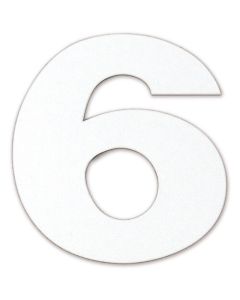 แม่เหล็กตัดตัวอักษร สีขาว 6