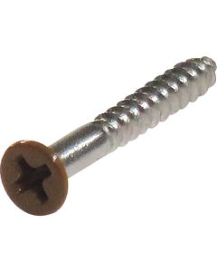 Stainless Coler Wood Flat Head Screw ชุดละ 16เส้น