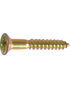 Brass Steel Wood Flat Head Screw 5ชุดชุดละ 16เส้น