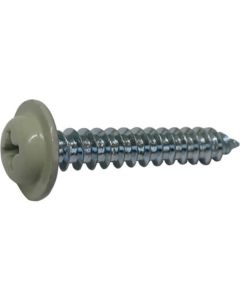 Washer Head Tapping Screw Beige 5ชุดชุดละ 4เส้น