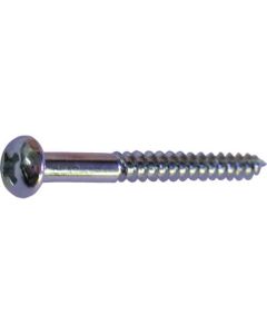 Unichrome Steel Wood Round Head Screw 5ชุดชุดละ 20เส้น