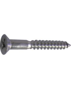 Stainless Steel Wood Flat Head Screw 5ชุดชุดละ 2เส้น