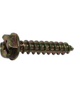 Chromate Hex Head Tapping Screw With flange 5ชุดชุดละ 6เส้น