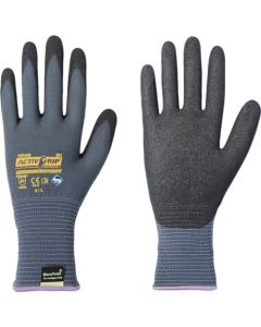 ถุงมือไนไตรล์ Active Grip Advance ขนาด 9/L