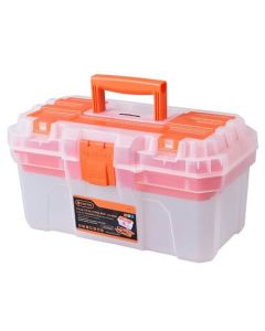กล่องเครื่องมือใส 16" 40 x 22.5 x 20.7cm Orange