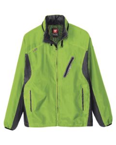 เสื้อแจ็คเก็ตมีฮู้ด (unisex) สีเขียวมิ้น x สีชาร์โคล 3L