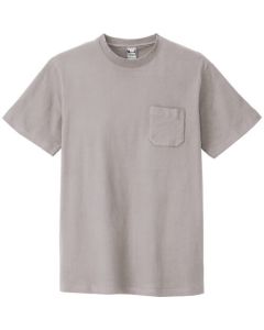 เสื้อยืดแขนสั้น (มีกระเป๋า) (unisex) Moku Grey LL