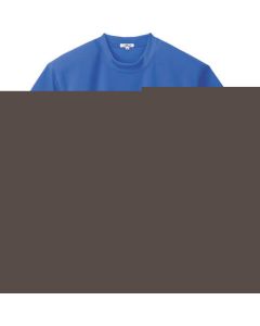 เสื้อยืดแขนสั้นดูดซับเหงื่อและแห้งเร็ว (เย็นสบาย) (มีกระเป๋า) (unisex) รอยัลบลู 3L