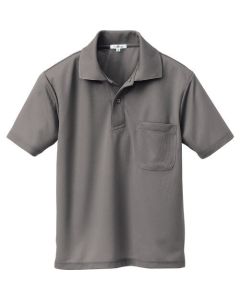 ซับเหงื่อและแห้งเร็ว (เย็นสบาย) เสื้อโปโลแขนสั้น (unisex) สีเทาถ่าน M