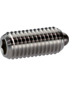 สปริงดันลูกสูบแบบหัวหกเหลี่ยม ทำจากสแตนเลส เส้นผ่านศูนย์กลางภายนอก M12 x 26