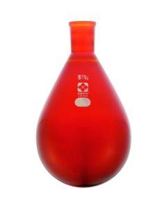 ขวดแก้วทรงลูกแพร์มาตรฐาน สีน้ำตาล ขนาด 29/42 มม. ปริมาตร 1000 มล.