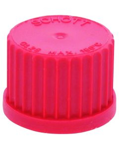 ฝาปิดสีแดงสำหรับขวดฝาเกลียว GL-25 บรรจุ 10 ชิ้น